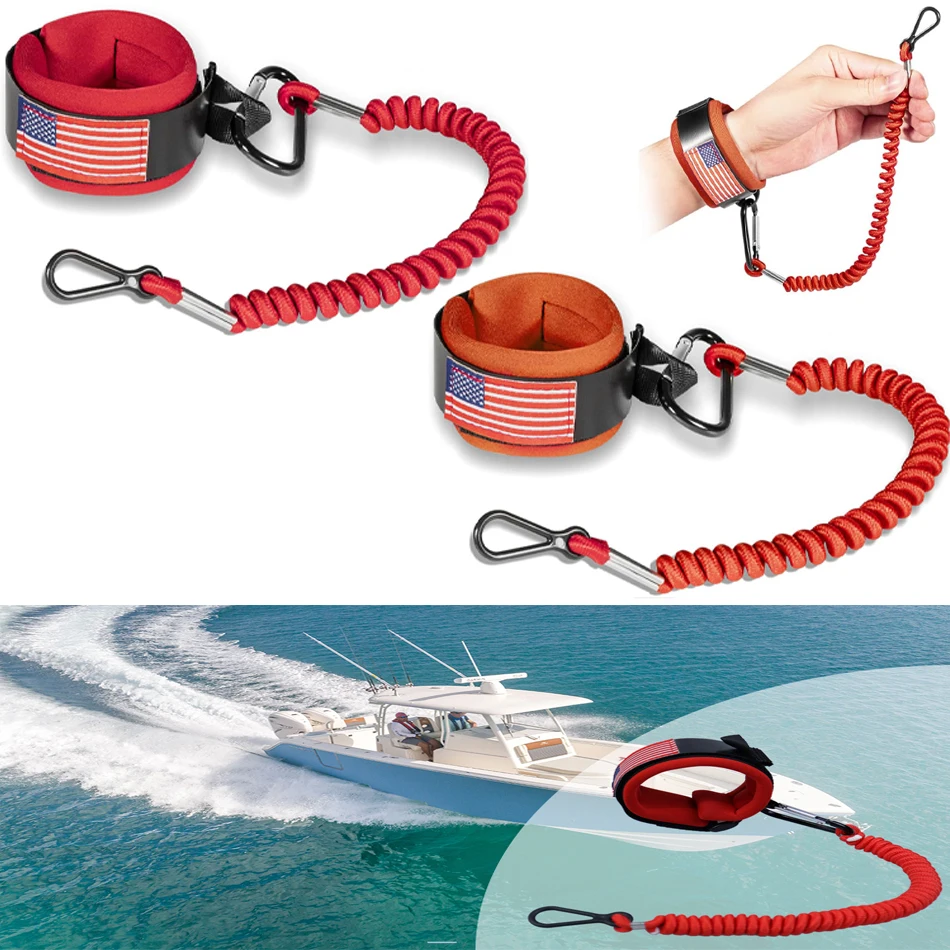 TM 8M0092850 Boat Kill Switch Lanyard with Wrist Strap(USA Flag) Compatible with Mercruiser Marine Emergency Tether
TM 8M0092850 Boat Kill Switch Lanyard with Wrist Strap(USA Flag) Compatible with Mercruiser Marine Emergency Tether
