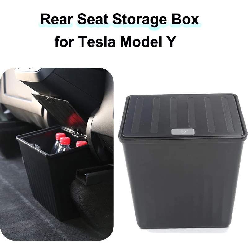 for Tesla Model Y Rear Seat Trash Can with Cover ABS Center Console Organzier Storage Box Tray Phone Holder Travel Kids Case
for Tesla Model Y Rear Seat Trash Can with Cover ABS Center Console Organzier Storage Box Tray Phone Holder Travel Kids Case