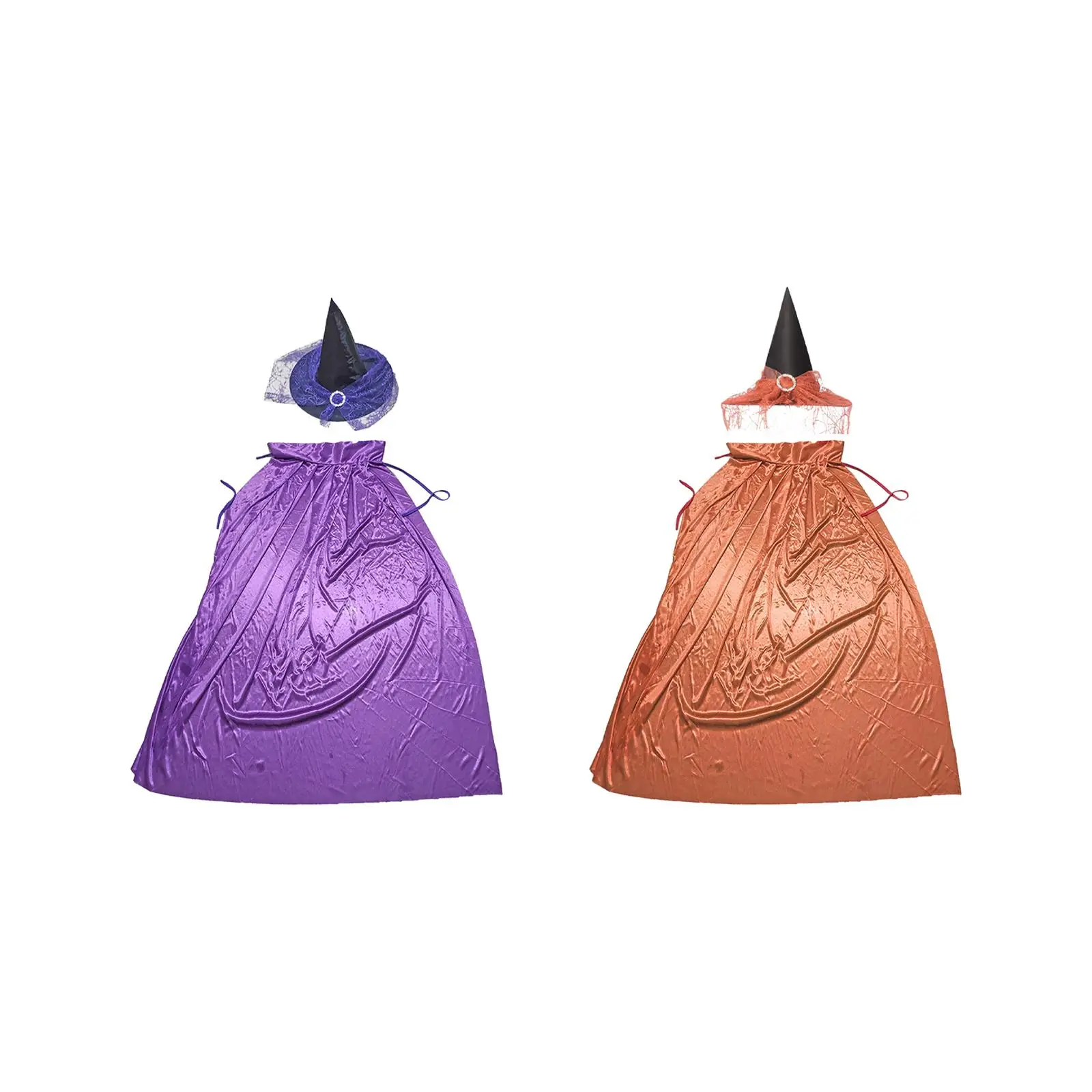 Halloween Cloak Halloween Costume Adult Witch Cape and Hat Cosplay Accessories for Birthday Medieval Family and Friends Carnival
Halloween Cloak Halloween Costume Adult Witch Cape and Hat Cosplay Accessories for Birthday Medieval Family and Friends Carnival