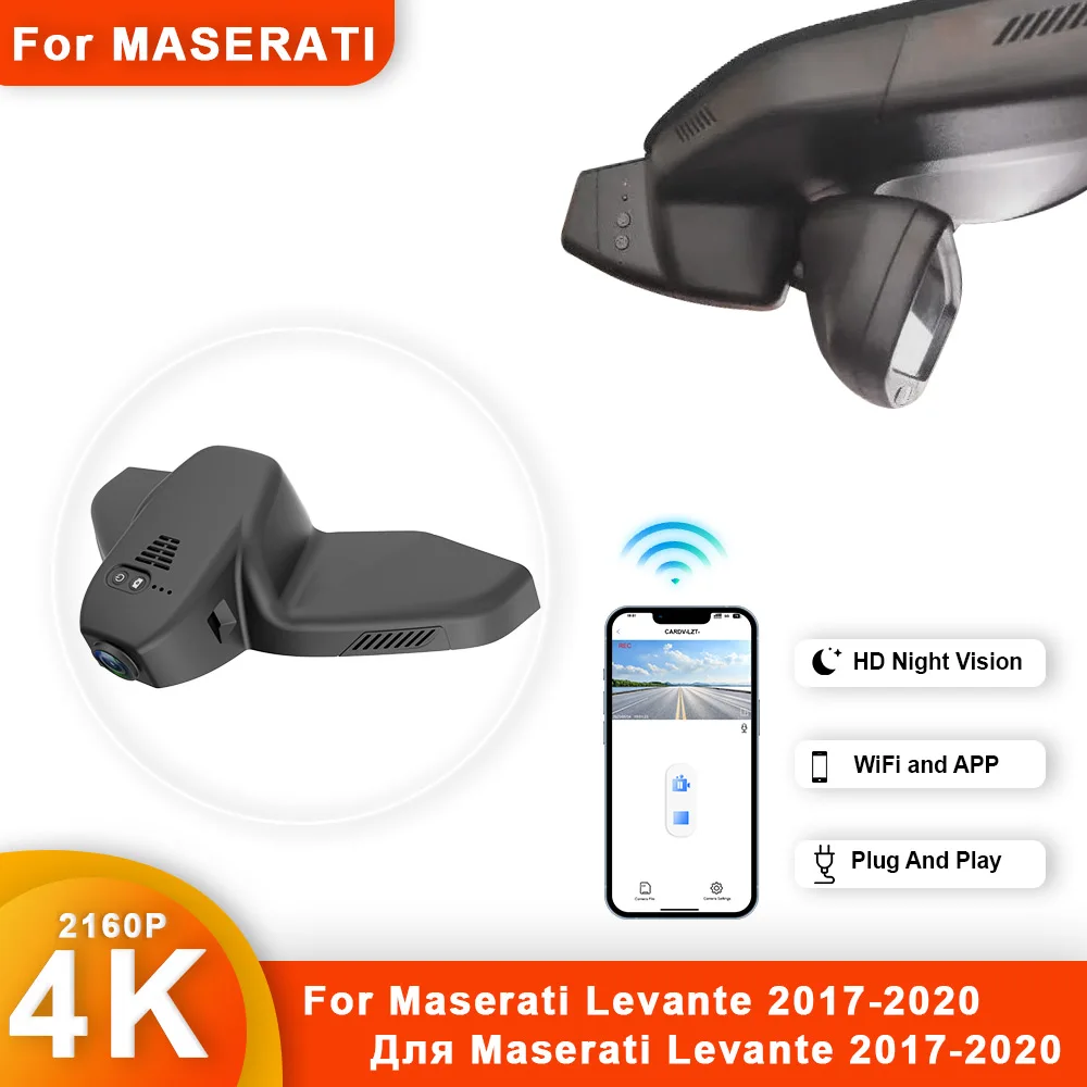 For Maserati Levante 2017-2020 Front and Rear 4K Dash Cam for Car Camera Recorder Dashcam WIFI Car Dvr Recording Devices
For Maserati Levante 2017-2020 Front and Rear 4K Dash Cam for Car Camera Recorder Dashcam WIFI Car Dvr Recording Devices