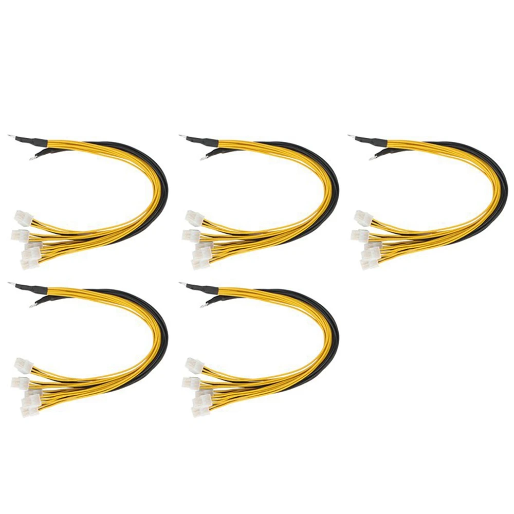 5Pcs S7 S9 to 5X PCI-E PCIe 6Pin GPU Graphics Card Splitter Power Cable BTC Miner Bitcoin S11 T9+X10 L3+A3 A841 M3 P3P3
5Pcs S7 S9 to 5X PCI-E PCIe 6Pin GPU Graphics Card Splitter Power Cable BTC Miner Bitcoin S11 T9+X10 L3+A3 A841 M3 P3P3