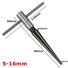 Hinge Taper Reamer 3-13/5-16mm Hand Metal Reamer Deburring Enlarge Pin Hole For Wood Sink Hole Chamfer Back Taper Machine Tools
Hinge Taper Reamer 3-13/5-16mm Hand Metal Reamer Deburring Enlarge Pin Hole For Wood Sink Hole Chamfer Back Taper Machine Tools