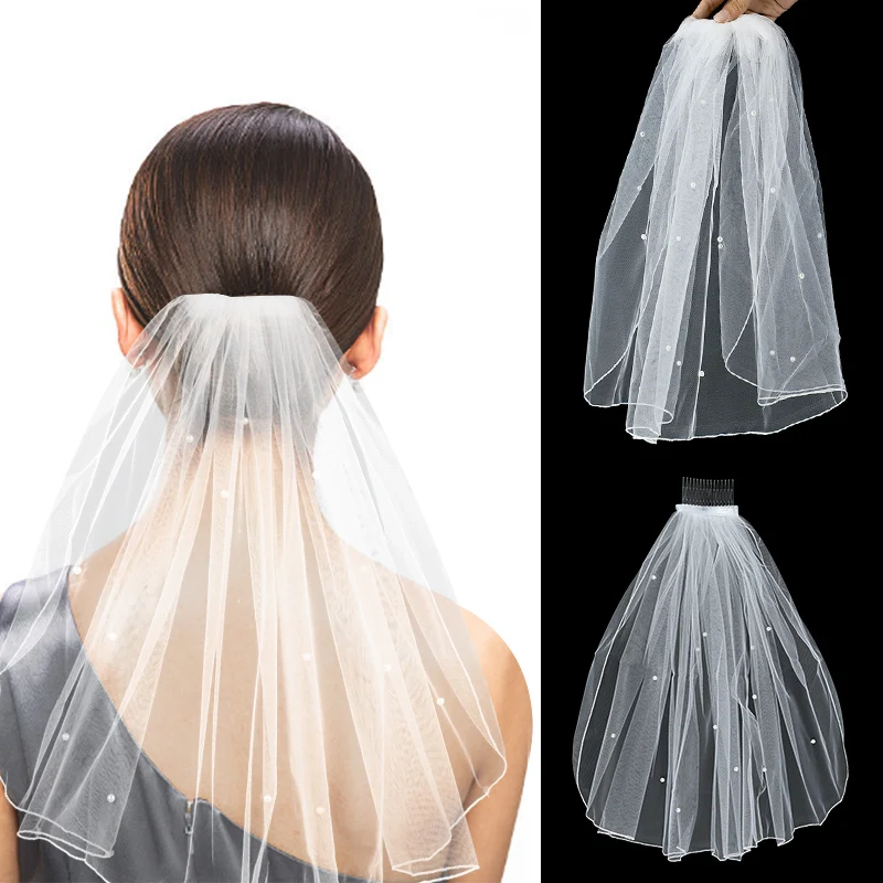 Wedding Party Marriage Bride Hair Accessories for Women Girls Bridal White Veil Short Tulle Valentine's Day Propose Prop Tiara
Wedding Party Marriage Bride Hair Accessories for Women Girls Bridal White Veil Short Tulle Valentine's Day Propose Prop Tiara