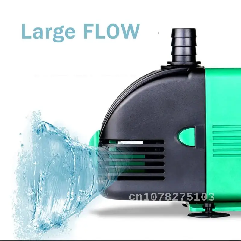 

6W/15W/25W/35W/50W/60W 500-3500L/H Ultra-Quiet Submersible Water Pump Filter Fish Pond Fountain Aquarium Tank High-lift 220V