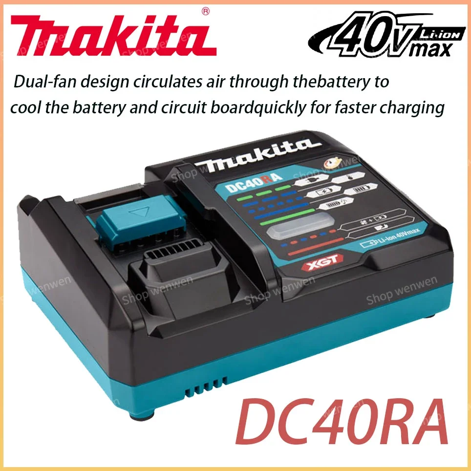 Makita DC40RA 40V Max XGT Rapid Optimum Charger Digital Display Original 40V Lithium Battery Charger Dual Fan Design
Makita DC40RA 40V Max XGT Rapid Optimum Charger Digital Display Original 40V Lithium Battery Charger Dual Fan Design