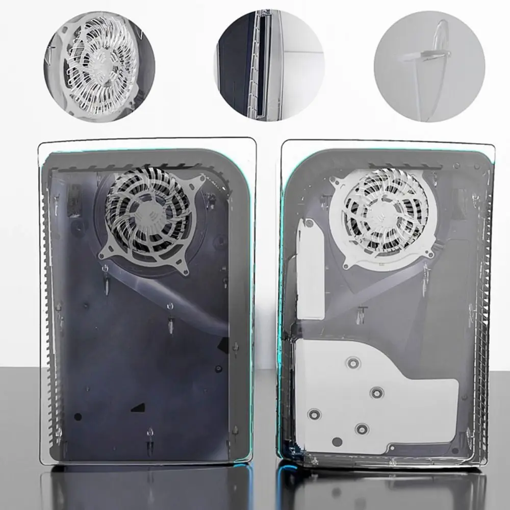 1Pcs DIY Replacement Shell Transparent with Heat Dissipation Holes Cooling Cover Clear for PS5 Digital Disc Version
1Pcs DIY Replacement Shell Transparent with Heat Dissipation Holes Cooling Cover Clear for PS5 Digital Disc Version