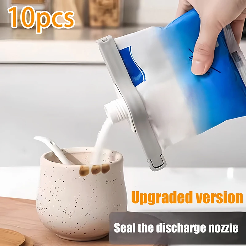 Зажим с винтовой крышкой, 10 шт., зажим для упаковки приправ, зажим для сохранения, кухонные аксессуары
Зажим с винтовой крышкой, 10 шт., зажим для упаковки приправ, зажим для сохранения, кухонные аксессуары