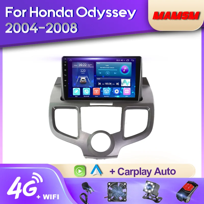 MAMSM 2K QLED Android 12 Car Radio For Honda Odyssey 3 RL3 RL4 2004 - 2008 Multimedia Video Player GPS 4G Carplay Autoradio DSP
MAMSM 2K QLED Android 12 Car Radio For Honda Odyssey 3 RL3 RL4 2004 - 2008 Multimedia Video Player GPS 4G Carplay Autoradio DSP
