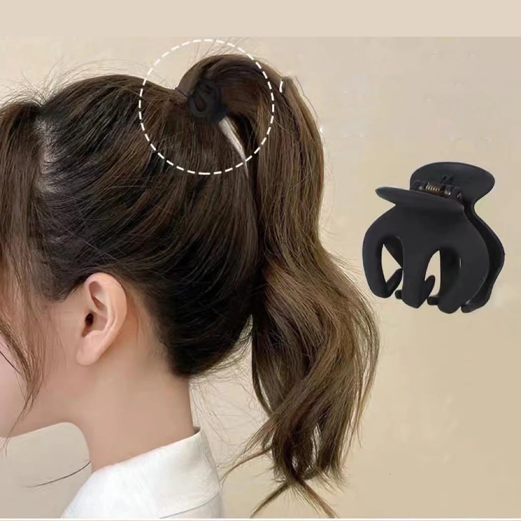 New Pumpkin Grab Clip High Ponytail Fixed Artifact Hairpin Female Back Head Frosted Hairpin Grab Clips Anti-Sagging Claw Clip
New Pumpkin Grab Clip High Ponytail Fixed Artifact Hairpin Female Back Head Frosted Hairpin Grab Clips Anti-Sagging Claw Clip