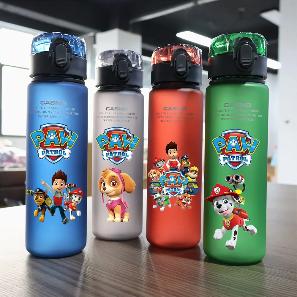 

Paw Patrol Water Cup Drinking Outdoor 560ml Water Bottle Children Portable Plastic Cartoon Large Capacity Sports Ryder Chase