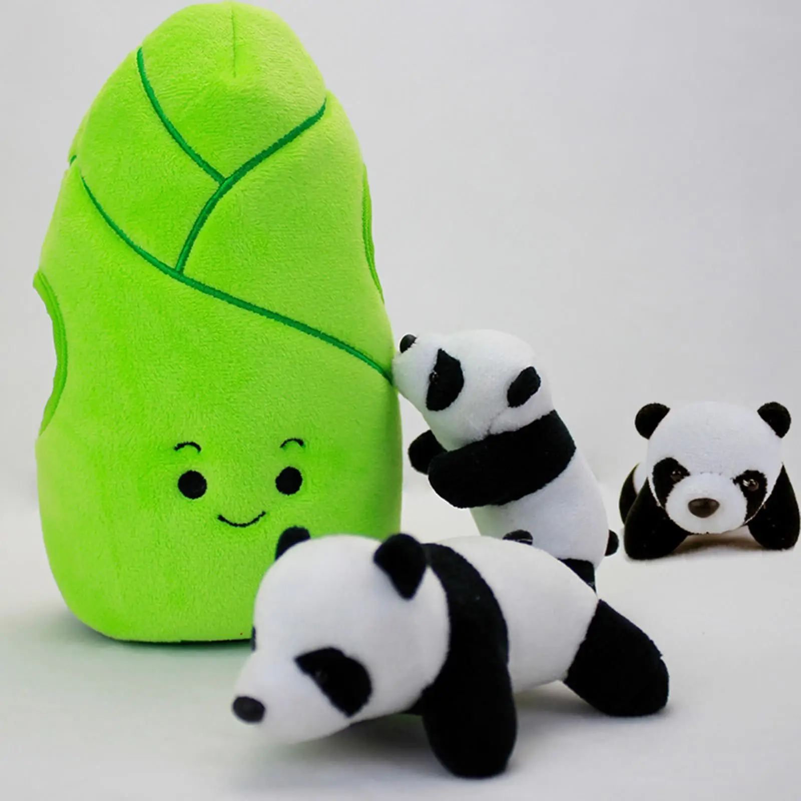 4 Pieces Cartoon Stuffed Panda Toys with Bamboo Shoots Living Room Decoration for Children Kids Boys Girls Adults Creative Gifts
4 Pieces Cartoon Stuffed Panda Toys with Bamboo Shoots Living Room Decoration for Children Kids Boys Girls Adults Creative Gifts