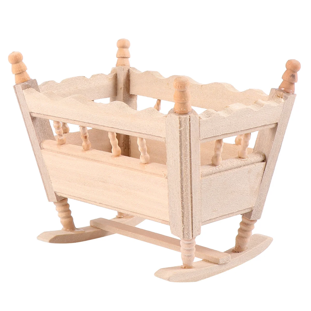 

Doll Wooden Baby Cradle Cribs Crib Cradles And Dollhouse Beds