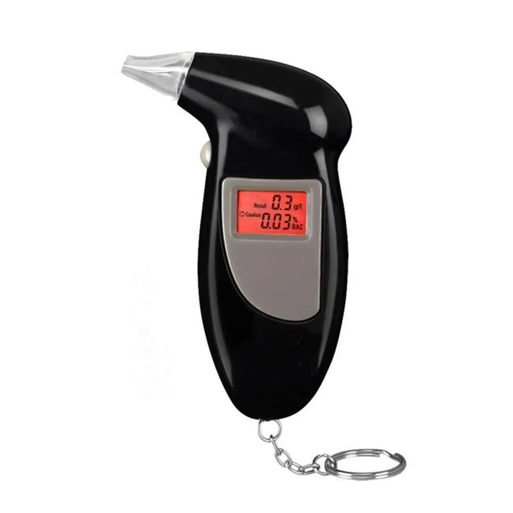 

1Pc Alcohol Tester Handheld Backlight Digital Alcohol Breath Tester Breathalyzer Gas Analyzer LCD Blowing Type Detector