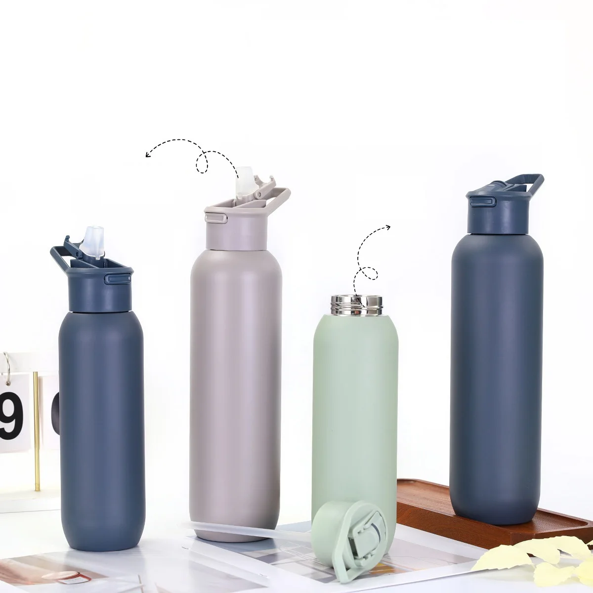 Steel Sports Water Bottle Thermos 580/1000ml Insulated Water Cup Travel Flask 3 Se9289dedca8246b8b7d9ea74258de0de4