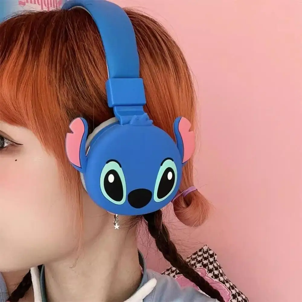 Модные наушники Стич Bluetooth, новые Мультяшные игрушки, стереонаушники для компьютера, телефона, игровые наушники, подарки на день рождения 
Модные наушники Стич Bluetooth, новые Мультяшные игрушки, стереонаушники для компьютера, телефона, игровые наушники, подарки на день рождения
