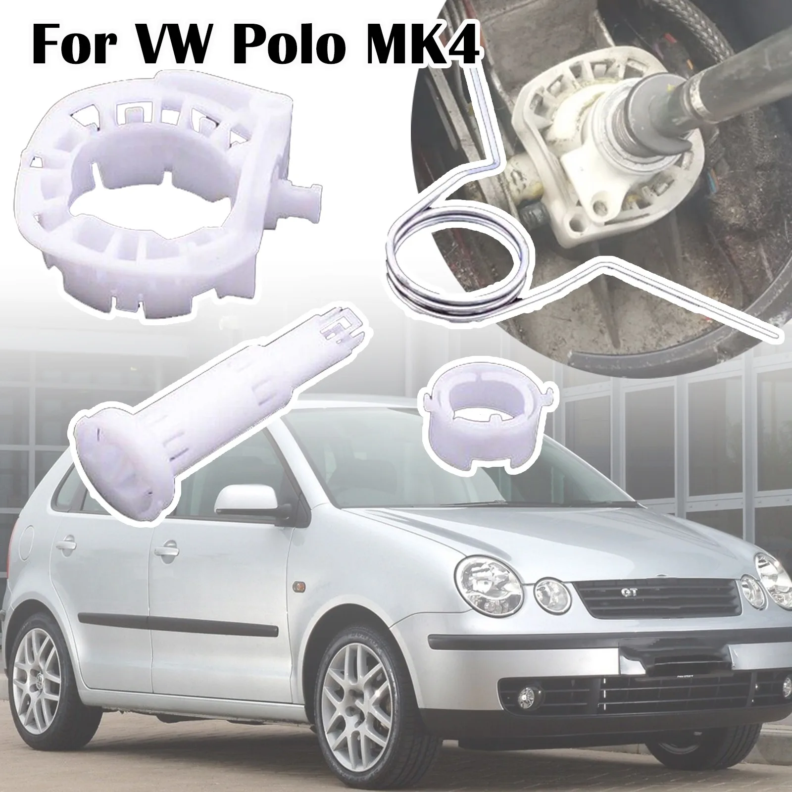 

For VW Polo MK4 MK5 9N 9A 6R1 6C1 Car Gear Shift Lever Selector GearBox Socket Bush Shell Spring Bearing Repair kit 2001 - 2014