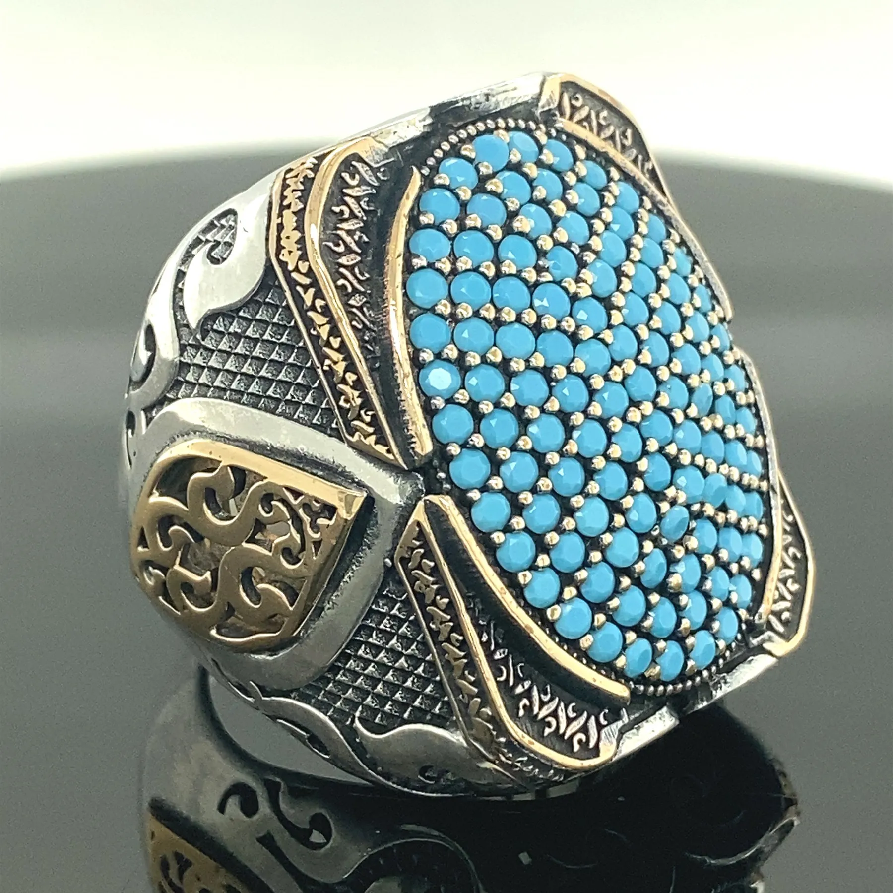 Men Handmade Large Ring , Turquoise Stone Ring , Turkısh Handmade Silver Ring , Ottoman Style Ring
Men Handmade Large Ring , Turquoise Stone Ring , Turkısh Handmade Silver Ring , Ottoman Style Ring