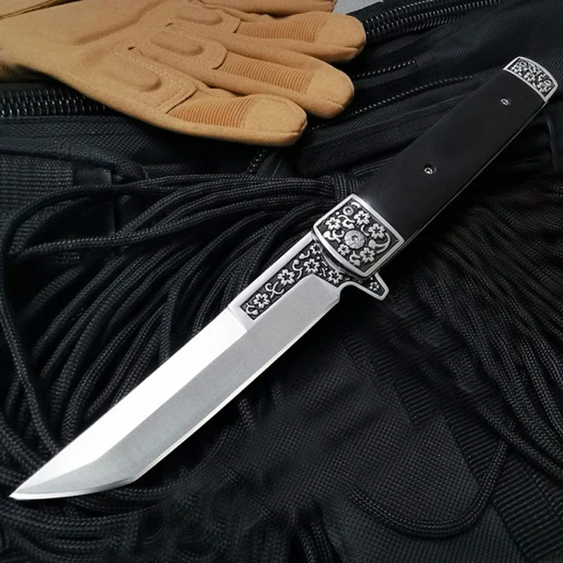 9.0'' Damascus Steel 5CR15MOV Sharp Cutting Knife Outdoor Camping Hunting Survival Folding Knife Tactic Jungle Adventure Knife
9.0'' Damascus Steel 5CR15MOV Sharp Cutting Knife Outdoor Camping Hunting Survival Folding Knife Tactic Jungle Adventure Knife