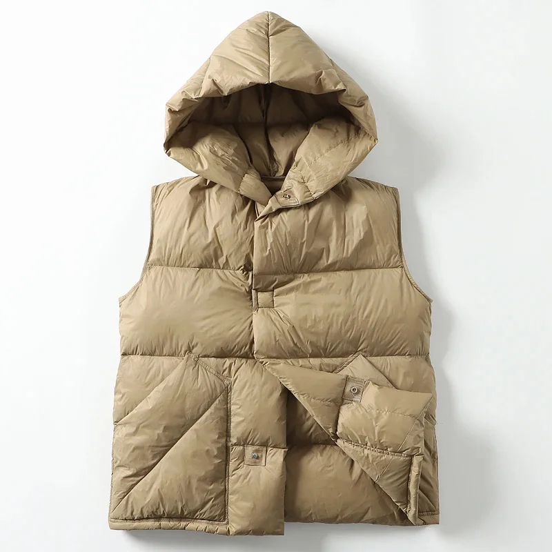 2024 90% Ultra Light White Duck Down Vests Women Winter Causal Coat Sleeveless Puffer Jacket Female Hooded Lightweight Warm
2024 90% Ultra Light White Duck Down Vests Women Winter Causal Coat Sleeveless Puffer Jacket Female Hooded Lightweight Warm