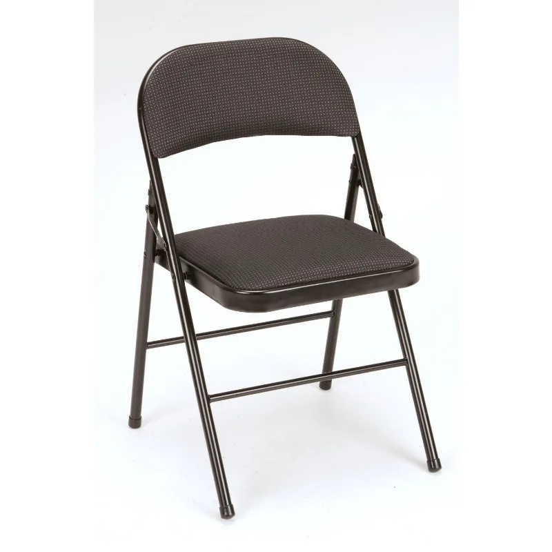 Deluxe Fabric Padded Folding Chair, Black with Padded Seats, Metal Frame with Fabric Seat & Back
Deluxe Fabric Padded Folding Chair, Black with Padded Seats, Metal Frame with Fabric Seat & Back