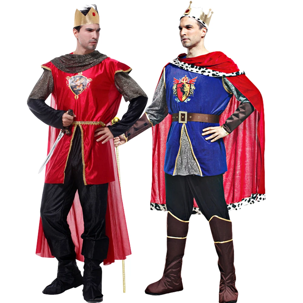Adult King Cosplay Costume Fantasy European Royal Costume Tops with Pants Belt Cape Christmas Gift Set
Adult King Cosplay Costume Fantasy European Royal Costume Tops with Pants Belt Cape Christmas Gift Set