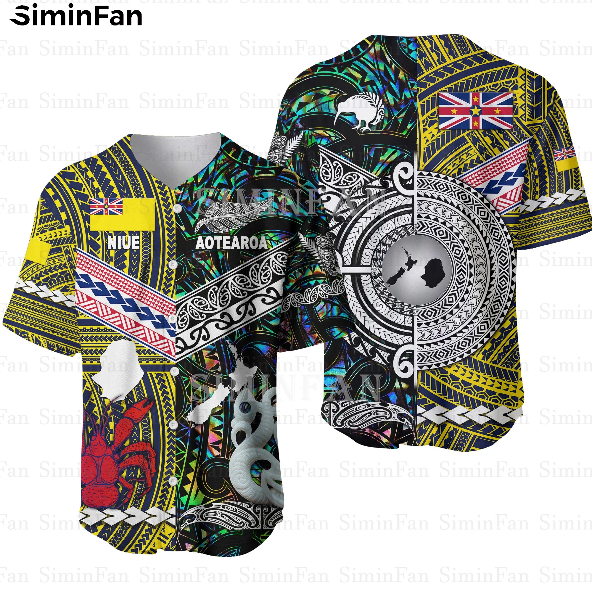 New Zealand Maori Niue 3D Full Printed Baseball Jersey Shirt Men Summer Collarless Camisa Femal Tee Top Unisex Beach Tshirt
New Zealand Maori Niue 3D Full Printed Baseball Jersey Shirt Men Summer Collarless Camisa Femal Tee Top Unisex Beach Tshirt