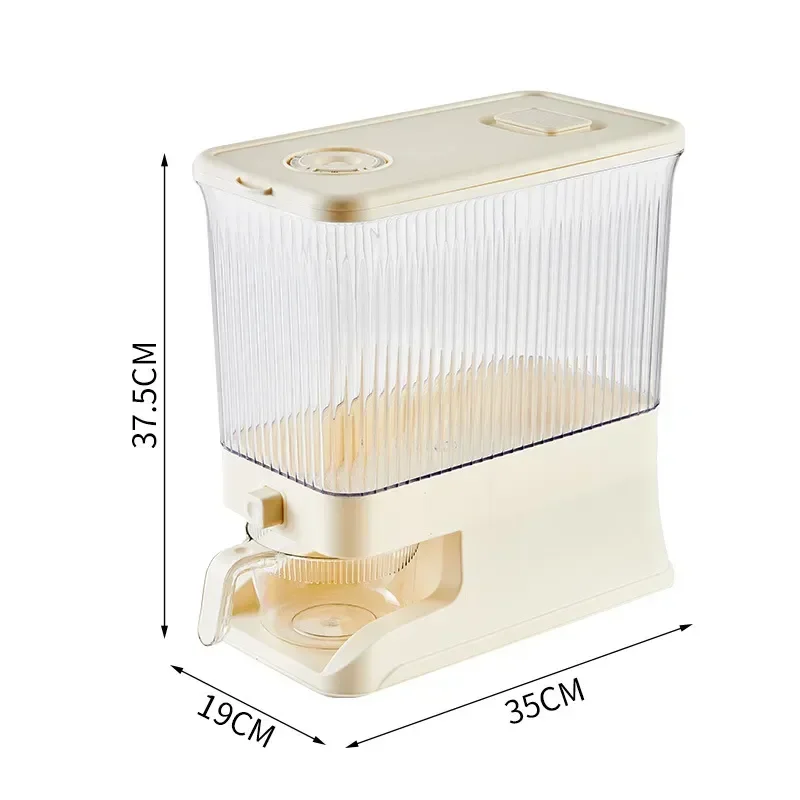Household Rice Plastic Storage Box Grade Grain Bucket Push Dispenser 10kg Automatic Sealed Food
Household Rice Plastic Storage Box Grade Grain Bucket Push Dispenser 10kg Automatic Sealed Food
