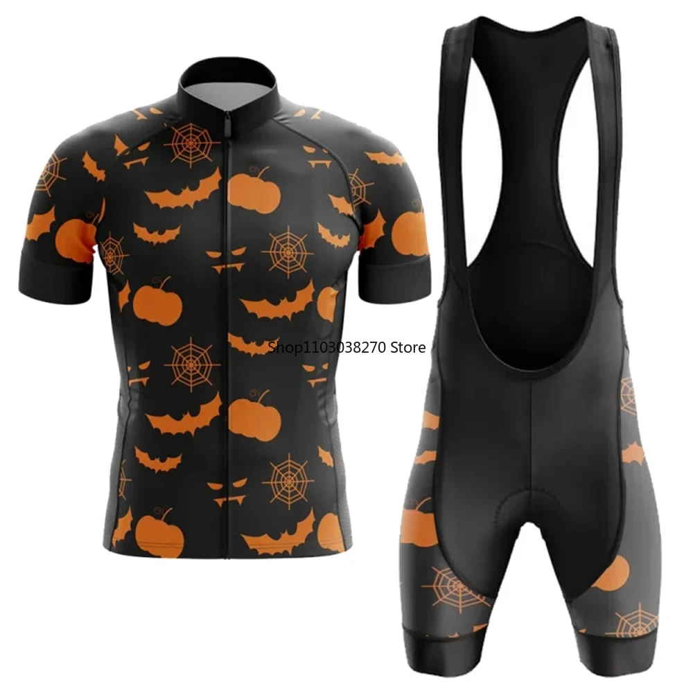Halloween Castle Cycling Set Bib Shorts Bike Jersey Bicycle Shirt Short Sleeve Clothes Cycle Downhill MTB Mountain Suit
Halloween Castle Cycling Set Bib Shorts Bike Jersey Bicycle Shirt Short Sleeve Clothes Cycle Downhill MTB Mountain Suit
