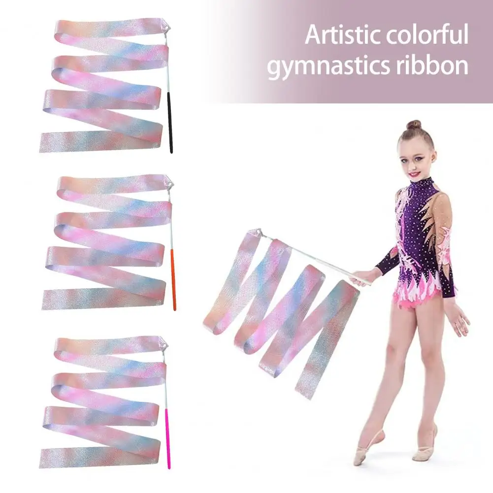 2 Pcs Gymnastics Ribbons With Wand Strong Sparkling Smooth Long Training 2/4m Artistic Dancing Twirling Stick Streamers Children
2 Pcs Gymnastics Ribbons With Wand Strong Sparkling Smooth Long Training 2/4m Artistic Dancing Twirling Stick Streamers Children