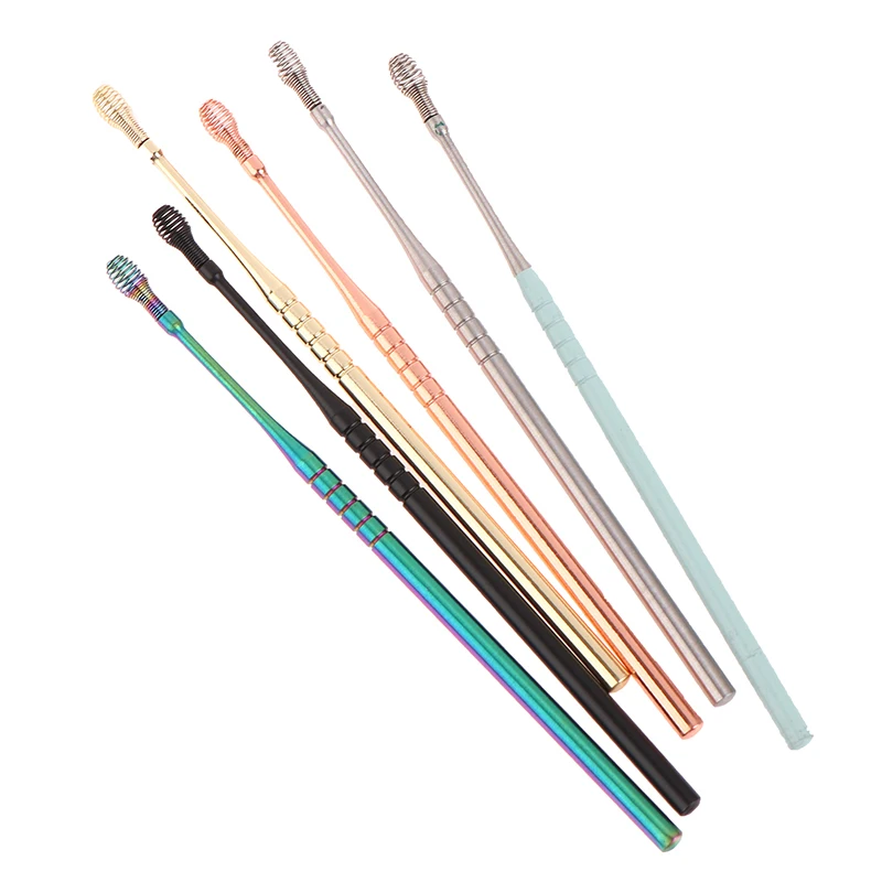 Stainless Steel Ear Wax Pickers Spring Earpick Wax Remover Curette Ear Pick Cleaner Ear Cleaner Spoon Care Ear Clean Tool 
Stainless Steel Ear Wax Pickers Spring Earpick Wax Remover Curette Ear Pick Cleaner Ear Cleaner Spoon Care Ear Clean Tool