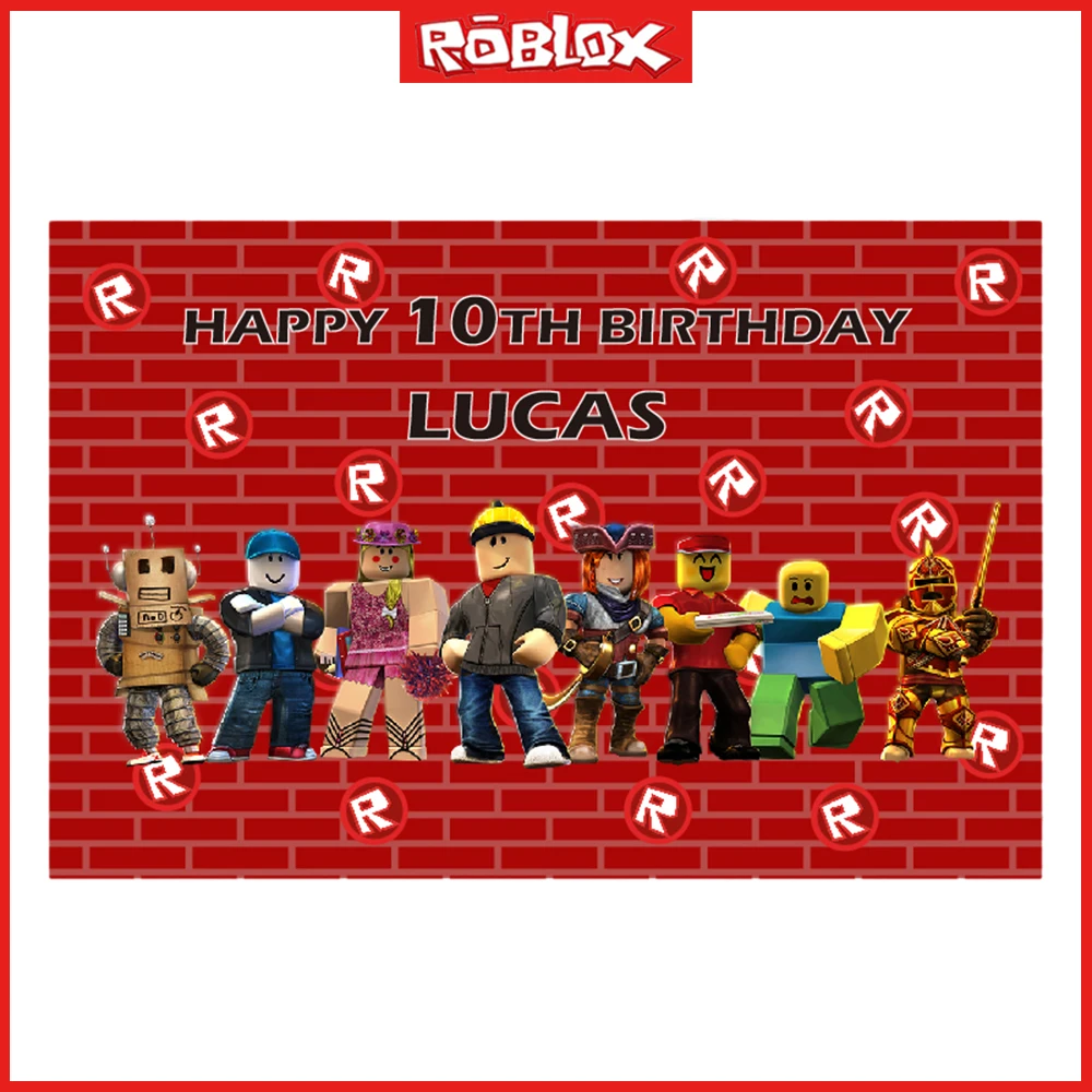 New Roblox Theme Party Backdrops Festive Joyful Atmosphere Sense of Trend Personalized Boys and Girls Birthday Scene Decoration
New Roblox Theme Party Backdrops Festive Joyful Atmosphere Sense of Trend Personalized Boys and Girls Birthday Scene Decoration