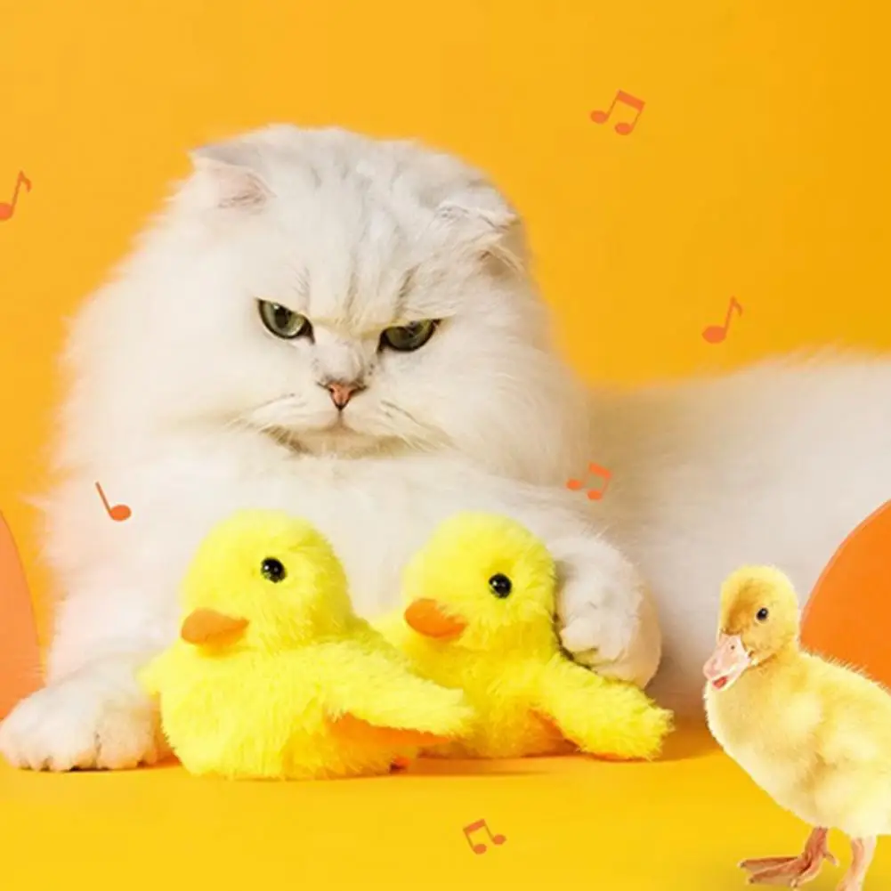 Игрушка для кошек в форме утки, игрушка для кошек с аккумулятором большой емкости, электрическая игрушка для кошек, плюшевая утка с защитой от укусов и звуковой вибрацией для кошек
Игрушка для кошек в форме утки, игрушка для кошек с аккумулятором большой емкости, электрическая игрушка для кошек, плюшевая утка с защитой от укусов и звуковой вибрацией для кошек