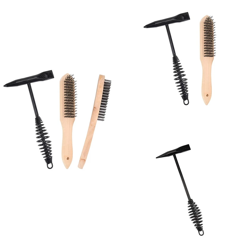 1 Set Steel Wire Brush 11 Inch Welding Steel Wire Brush For Cleaning Removing Slag & Welding Residue A
1 Set Steel Wire Brush 11 Inch Welding Steel Wire Brush For Cleaning Removing Slag & Welding Residue A