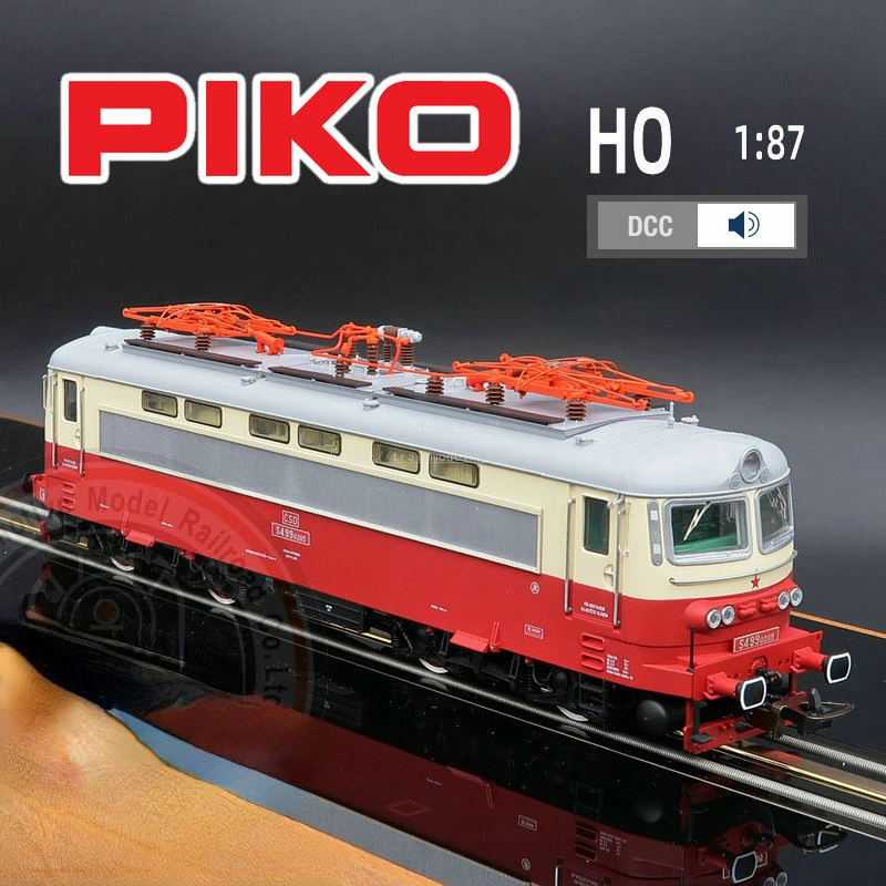 

PIKO Train Model 1/87 97402 S499 Electric Locomotive CSD Fourth Generation Czech Digital Sound Effect Train Model