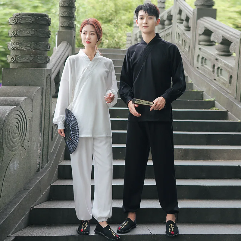 Men Women Martial Arts Kungfu Tai Chi Uniforms Cotton Linen Loose Sweatshirt+pant Casual Workout Wushu Meditation Set
Men Women Martial Arts Kungfu Tai Chi Uniforms Cotton Linen Loose Sweatshirt+pant Casual Workout Wushu Meditation Set