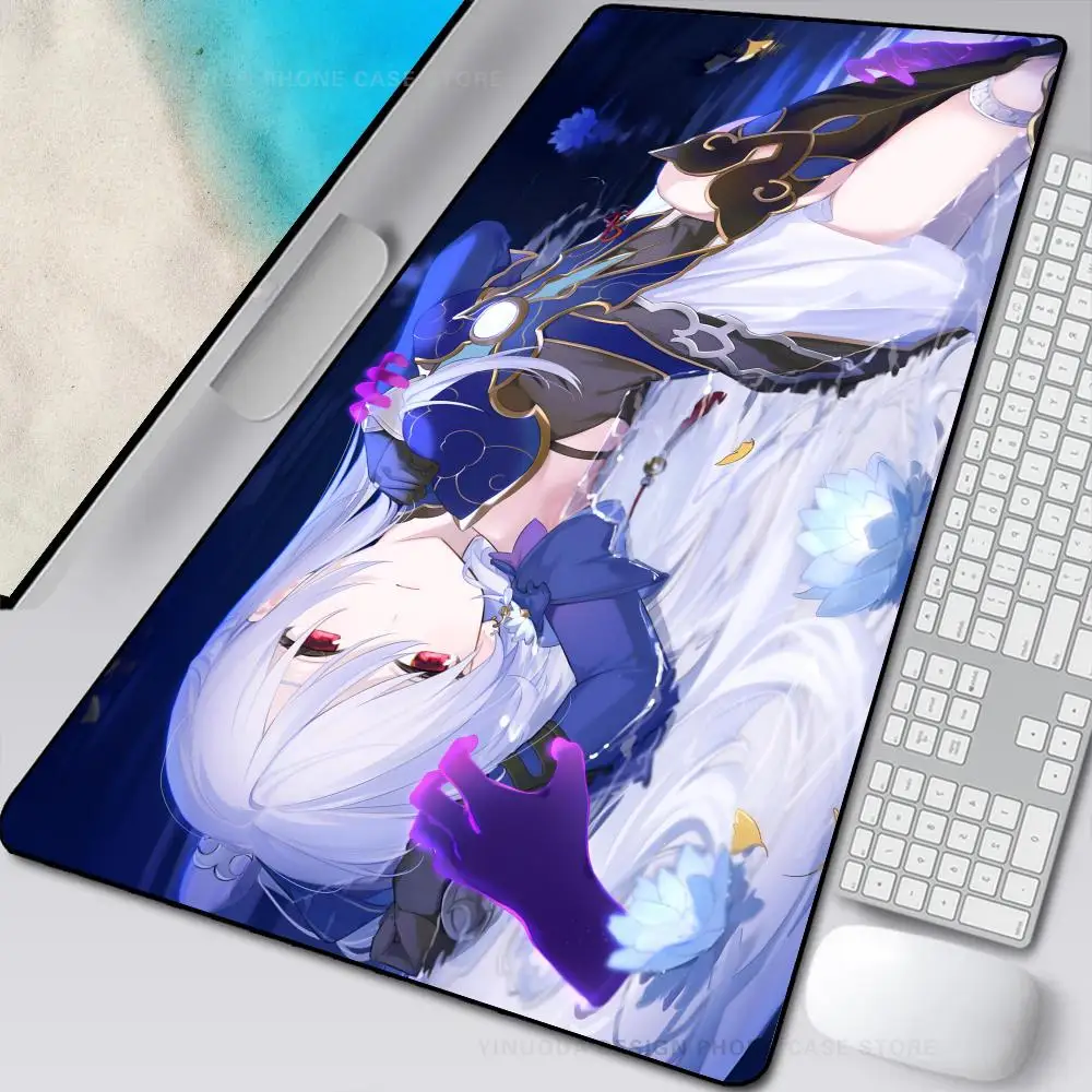 Anime Honkai Star Rail Jingliu Mouse Mat Desk Mat with Pad Gaming Accessories Prime Gaming XXL Keyboard Pad Stitch Padding Mat
Anime Honkai Star Rail Jingliu Mouse Mat Desk Mat with Pad Gaming Accessories Prime Gaming XXL Keyboard Pad Stitch Padding Mat