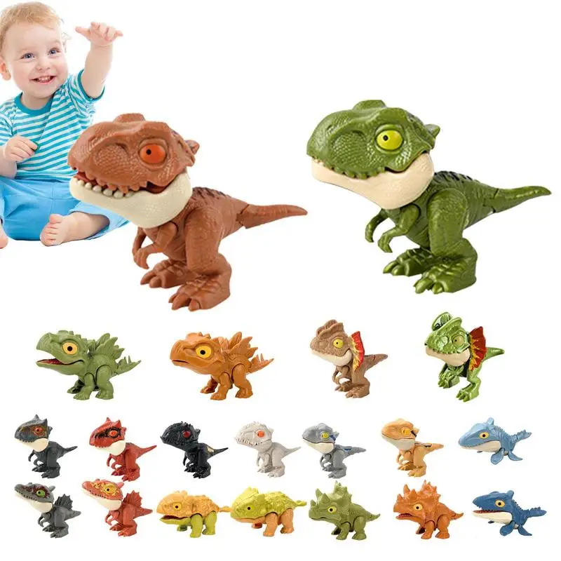 

Игрушки-динозавры, кусающие пальцы, голова динозавра, игрушки, милая Фигурка динозавра, игрушка, игра, подарок на день рождения для мальчиков и девочек старше 3 лет