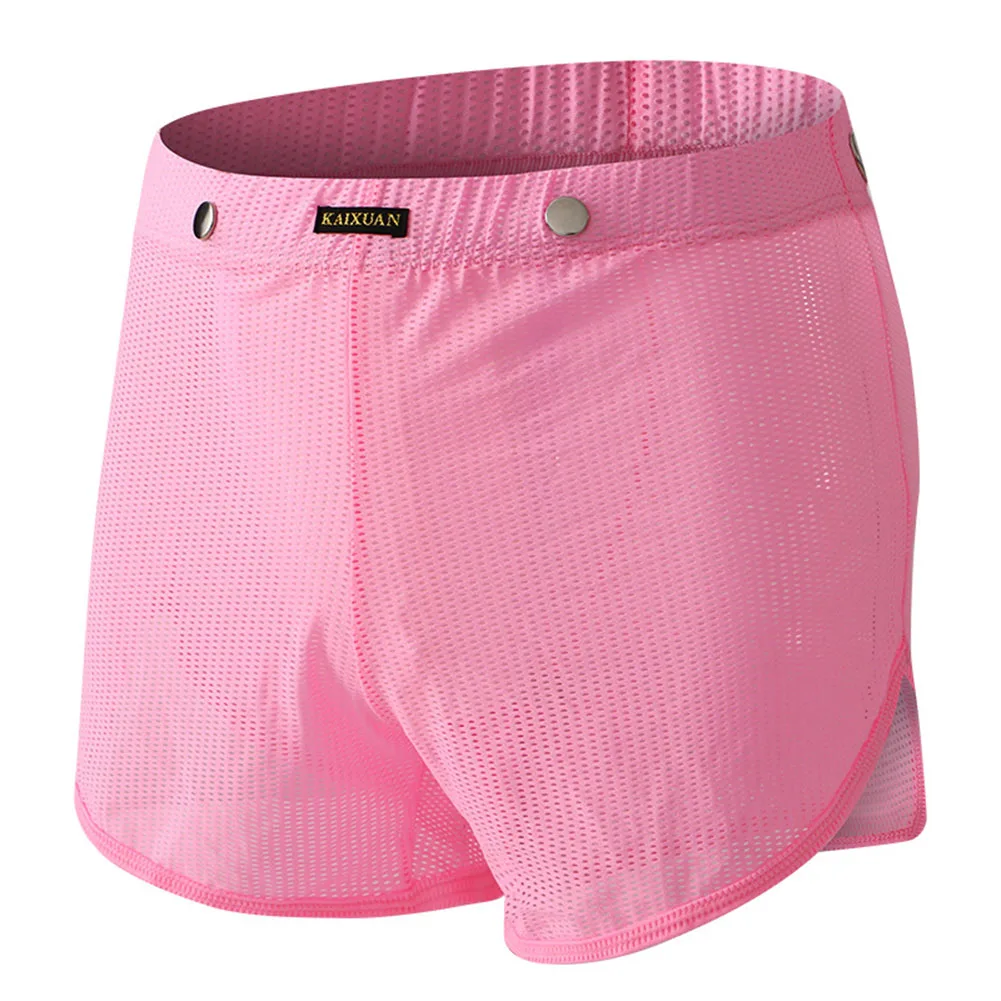 Sexy Men Ice Silk Elastic Mesh Lingerie Briefs See-Through Mesh Loose Lounge Boxer Shorts Underwear Breathable Men's Shorts
Sexy Men Ice Silk Elastic Mesh Lingerie Briefs See-Through Mesh Loose Lounge Boxer Shorts Underwear Breathable Men's Shorts