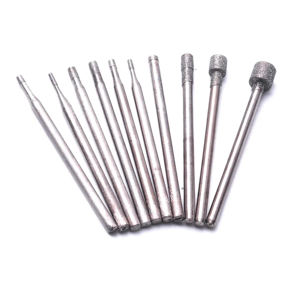 Grinding Head Diamond Burr Core 10 Pcs Diamond Silver Engraving Grinding Cemented Carbide Diamond Engraving Head
Grinding Head Diamond Burr Core 10 Pcs Diamond Silver Engraving Grinding Cemented Carbide Diamond Engraving Head