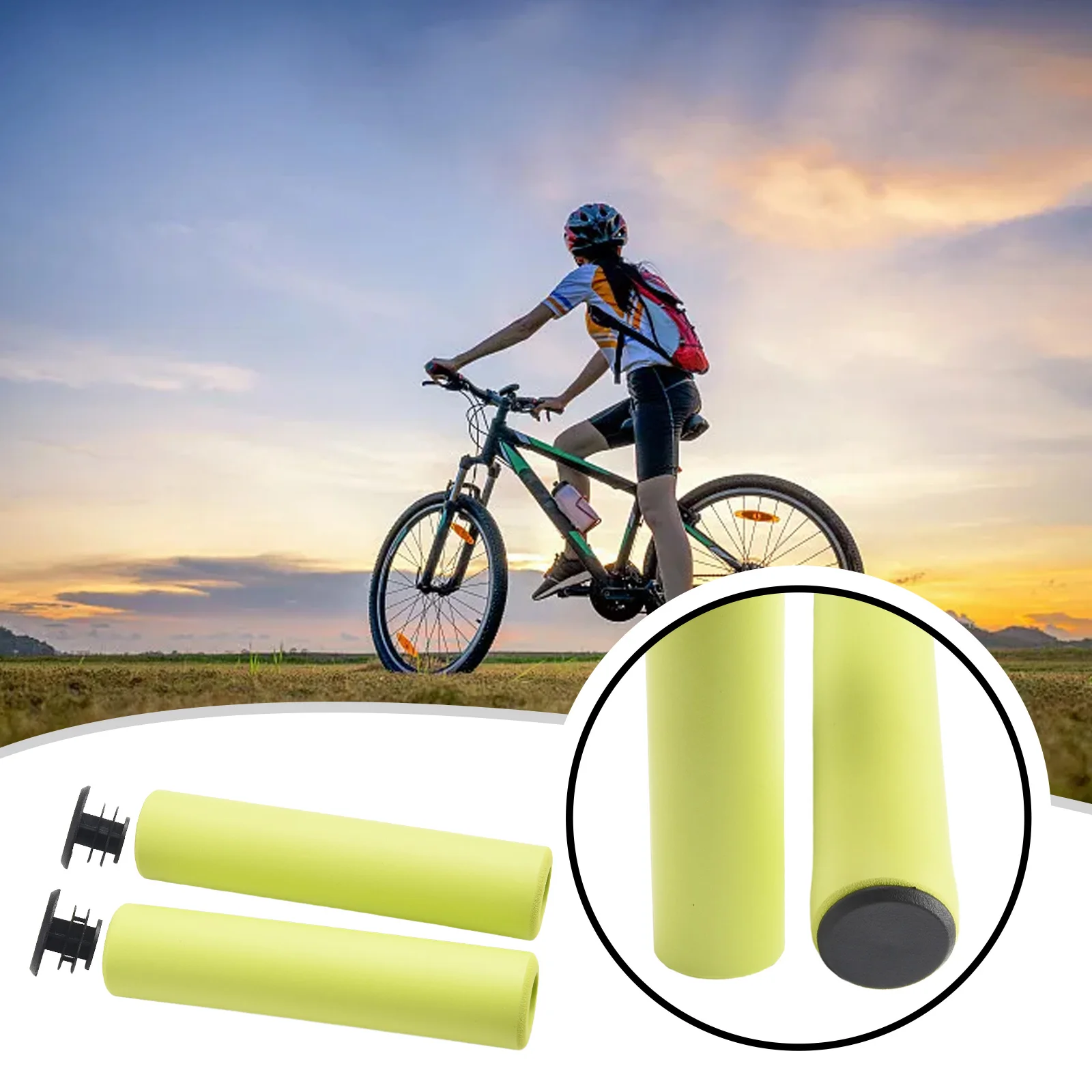 1 Pair Silicone Bike Grips Handles Non-Slip Scratch-Resistant Inner Wall Design Smooth Surface Mountain Road Bike Accessories
1 Pair Silicone Bike Grips Handles Non-Slip Scratch-Resistant Inner Wall Design Smooth Surface Mountain Road Bike Accessories