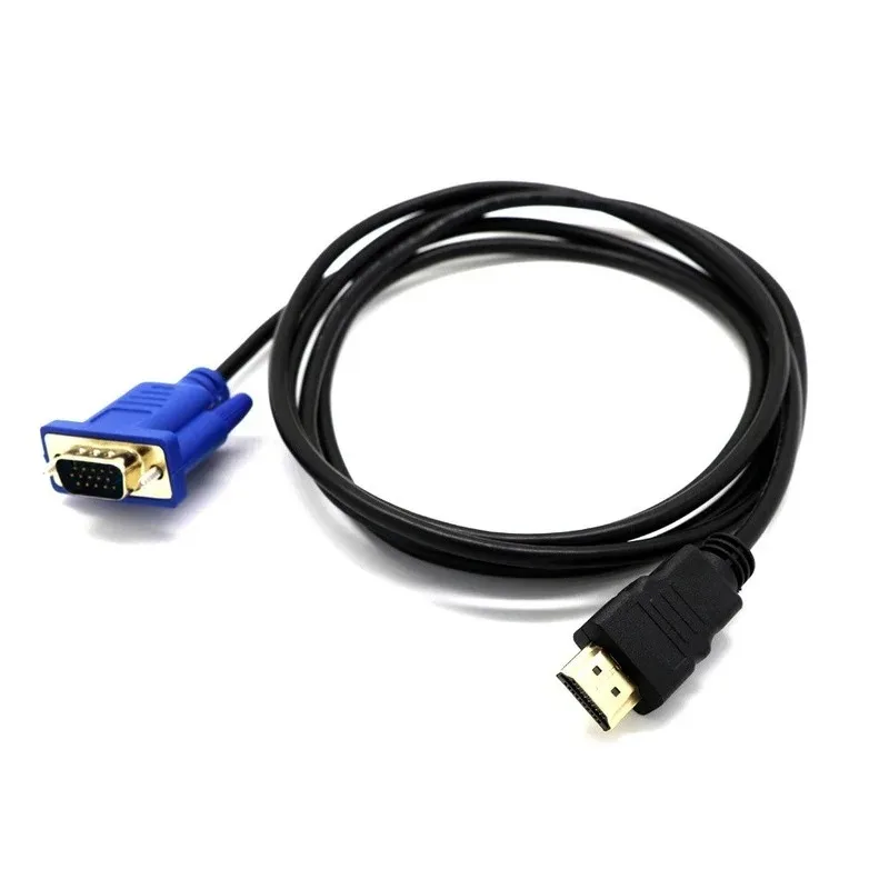 

1,8 м HDMI-совместимый кабель для VGA 1080P HD с аудиоадаптером Кабель HDMI-совместимый с VGA-кабелем компьютерные кабели и подключение