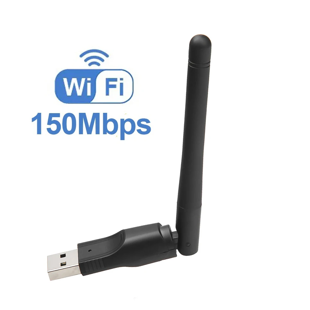 

150Mbps Mini USB WiFi Adapter 2.4GHz Wireless Network Card Wi-Fi Antenna Adaptor USB 2.0 LAN Card USB Dongle for PC Laptop