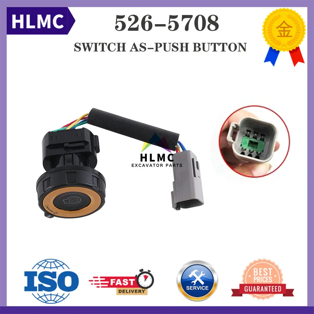 One-button Start Switch 526-5708 Excavator Push Button Start Switch for E305E 307E 320GC 323GC 330 336 345GC 5265708
One-button Start Switch 526-5708 Excavator Push Button Start Switch for E305E 307E 320GC 323GC 330 336 345GC 5265708