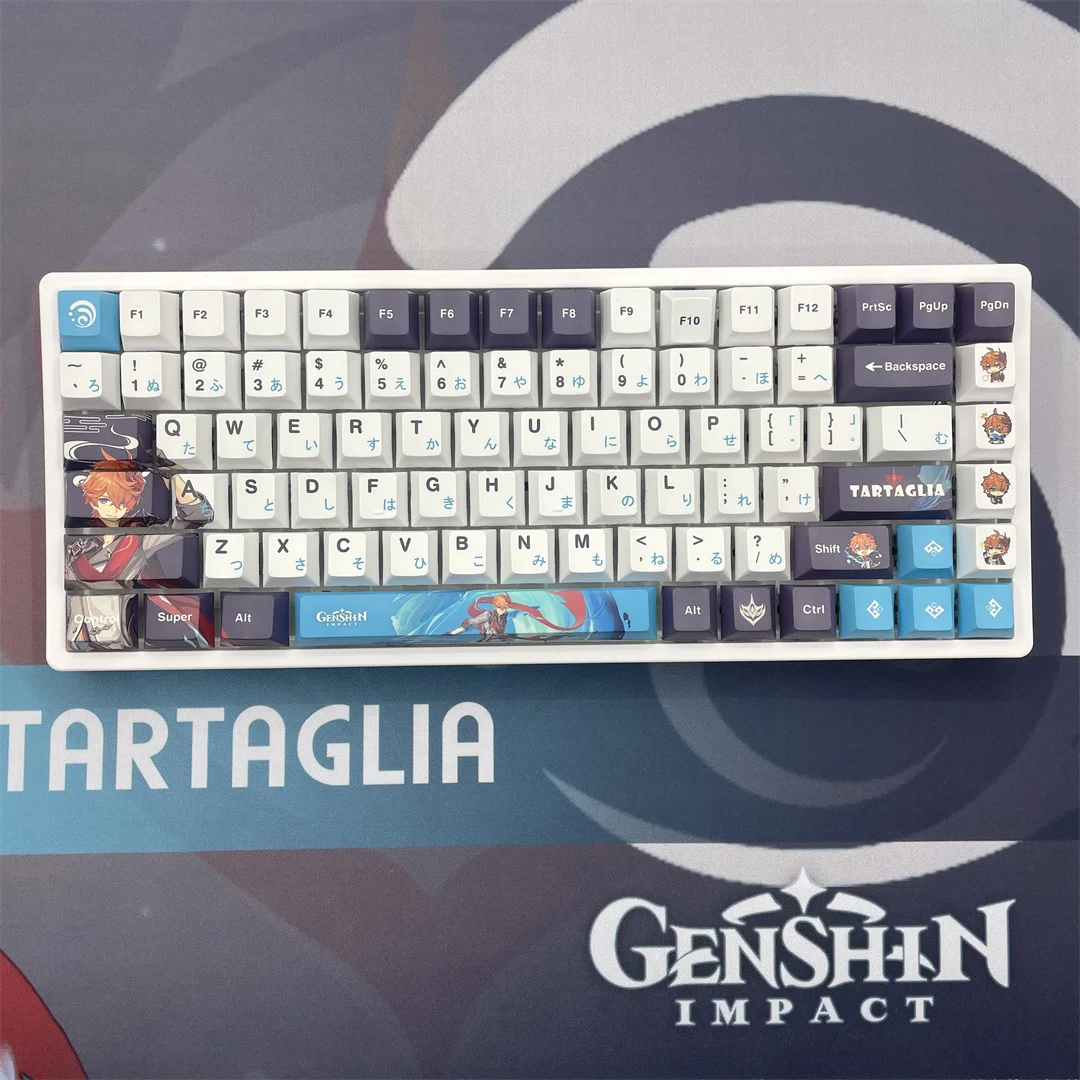 132 Keys Game Anime Tartaglia Keycaps PBT Dye Sub Keycap Cherry Profile Key Cap For Mechanical Keyboard 61 68 84 87 96
132 Keys Game Anime Tartaglia Keycaps PBT Dye Sub Keycap Cherry Profile Key Cap For Mechanical Keyboard 61 68 84 87 96