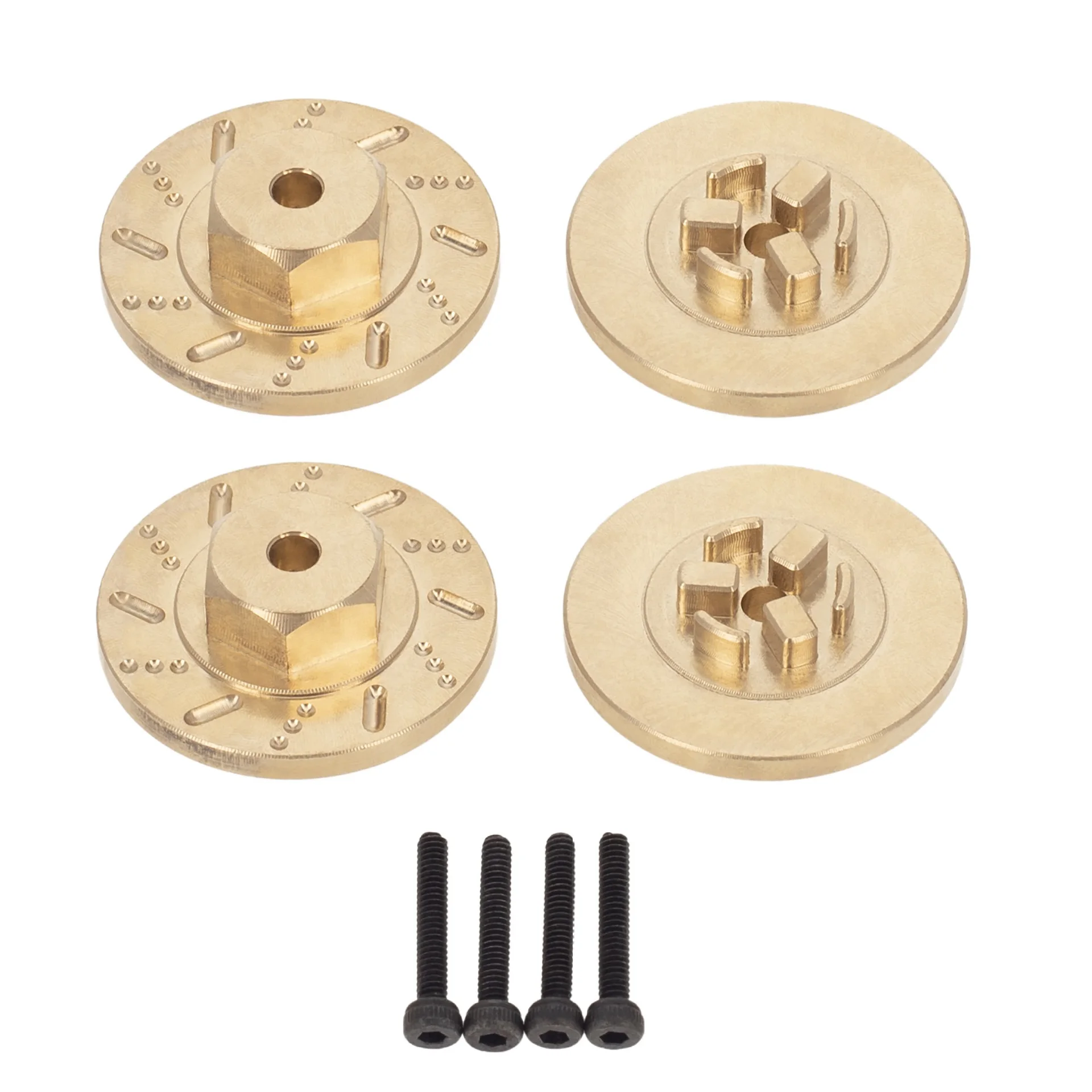 4pcs Brass 7mm Wheel Hex Adapter Brake Disc Counterweight for Kyosho MINI-Z 4x4 1/18 1/24 RC Crawler Car Upgrade Parts
4pcs Brass 7mm Wheel Hex Adapter Brake Disc Counterweight for Kyosho MINI-Z 4x4 1/18 1/24 RC Crawler Car Upgrade Parts