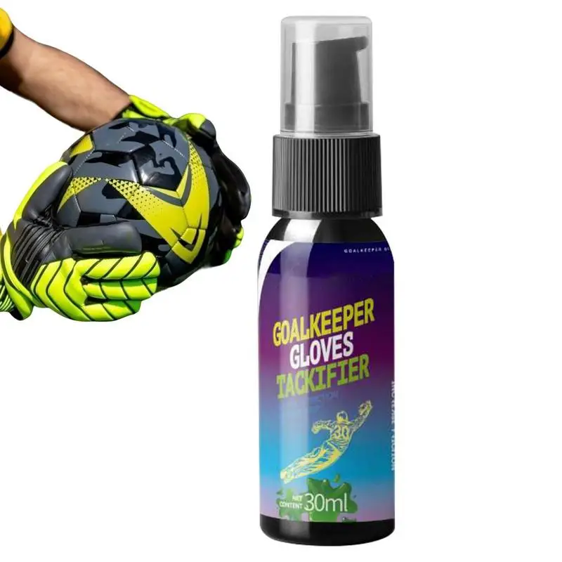

30ml Glove Glue Spray Goalkeeper Glove Tackifier Antislip Grip Sticky Glue For Football Latex Gloves Table Tennis Paddle new