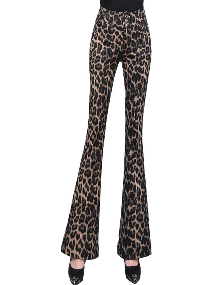 2022 Autumn New Korean Version High Waist Boot Cut Trousers Slim Leopard Print Casual Pants Women F249
2022 Autumn New Korean Version High Waist Boot Cut Trousers Slim Leopard Print Casual Pants Women F249
