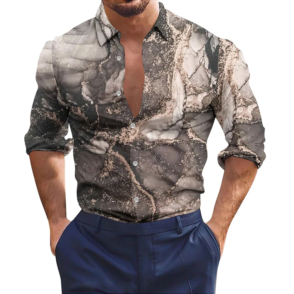 Men Shirt Comfortable For All Seasons Lapel Collared Long Sleeve Muscle Party T Dress Up Polyester Printed Regular
Men Shirt Comfortable For All Seasons Lapel Collared Long Sleeve Muscle Party T Dress Up Polyester Printed Regular