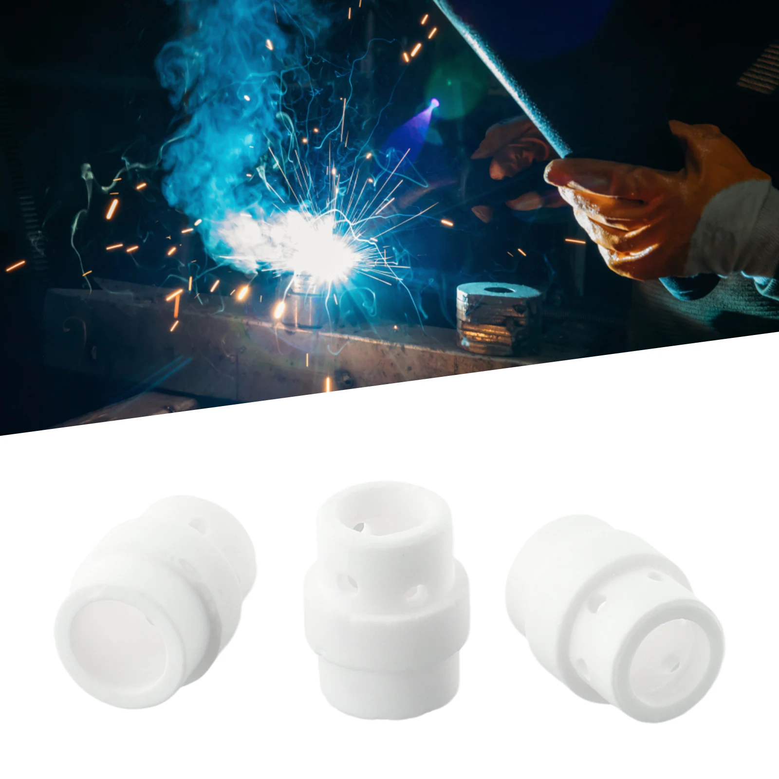 20PCS 24KD Gas Diffuser Consumables MIG Torch Head Swir Gas Ring For MB 24KD Torch For MB 24KD MIG/MAG Torches Welding Occasions
20PCS 24KD Gas Diffuser Consumables MIG Torch Head Swir Gas Ring For MB 24KD Torch For MB 24KD MIG/MAG Torches Welding Occasions