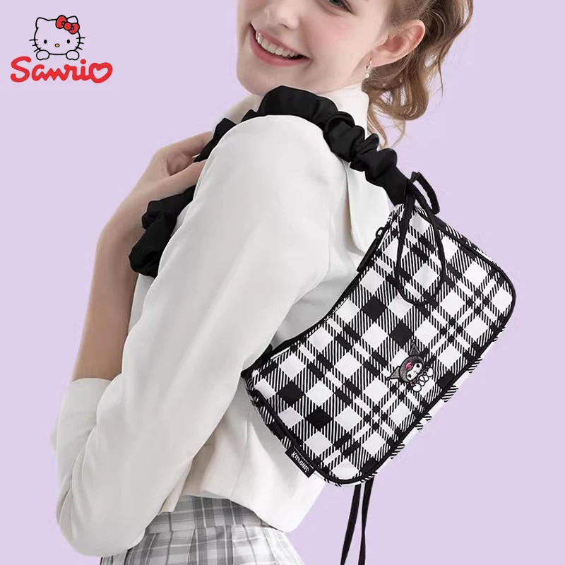 Оригинальная сумка Sanrio, Мультяшные фигурки Kuromi Cinnamoroll Melody, сумка-тоут, сумка через плечо, сумки, сумка под подмышку, подарки на день рождения
Оригинальная сумка Sanrio, Мультяшные фигурки Kuromi Cinnamoroll Melody, сумка-тоут, сумка через плечо, сумки, сумка под подмышку, подарки на день рождения